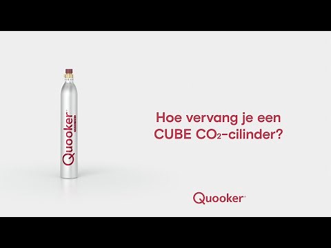 Een CUBE CO2-cilinder vervangen