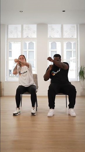 Try This Sitting Down: Boom #dance #chair #creadiaz #chairexercises #SitMoveSmile