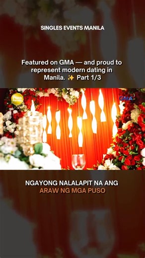Singles Events Manila | Dating & Socials | Love is Blind, as seen on TV. ✨ Here’s Part 1 of 3 from our blindfolded speed dating event on GMA’s Pera Paraan, featuring our event last... | Instagram