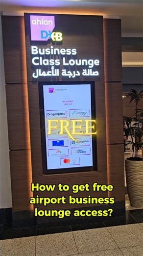 ✈️ I Walked Into a VIP Lounge for FREE in Dubai! (Amex Hack)