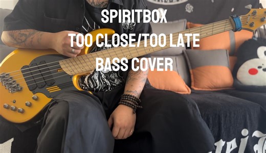 Spiritbox-too close/too late【Bass Cover】