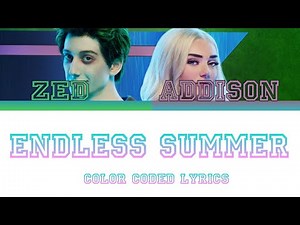 Meg Donnelly & Milo Manheim - Endless Summer (ZOMBIES: The Re-animated Series) [Color Coded Lyrics]