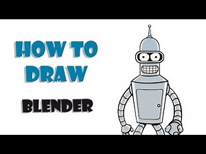How to Draw Bender | Futurama