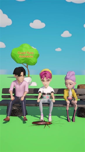 HUNTRIX STOMPS ON THE INSECTS #3d #3danimation #kpopdemonhunters #roblox #huntrix #shorts #rumi