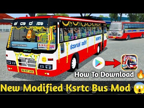 🤩New Modified Ksrtc Bus Game How To Download Ksrtc Bus Mod For Bus Simulator Indonesia