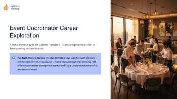 Event Coordinator Career Exploration : Middle & High School Resource