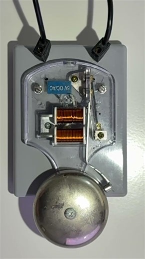 Klingel in Slow Motion - Doorbell in slow motion #physics #slowmotion #magnet