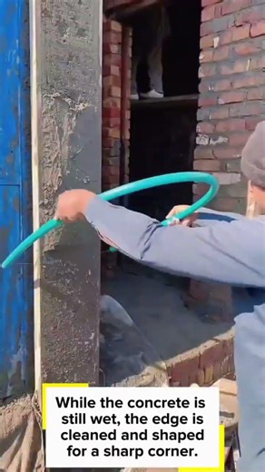 Wall leveling with hand tool 🔨