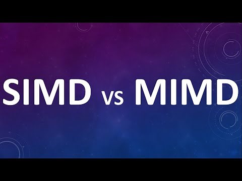 SIMD vs MIMD || Aney Academy