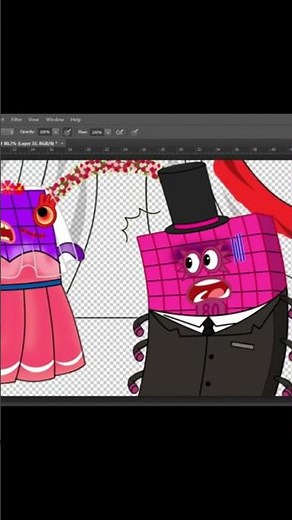 Oh No! The Bride Numberblocks 60 is Zombie #numberblocks #trending #studiocakningkak