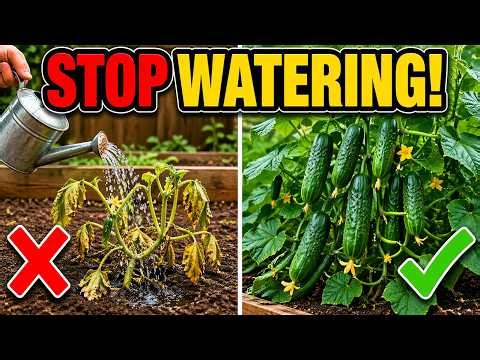 3 Cucumber Watering Mistakes That Kill Your Harvest (And the $0.10 Fix)