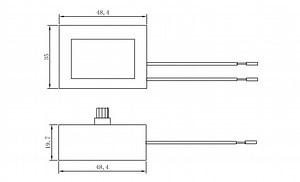 [Hot Item] 110-120VAC Max 300W Rotary LED Dimmer Switch for Dimmable LED, Incandescent and Halogen Bulbs UL Approved