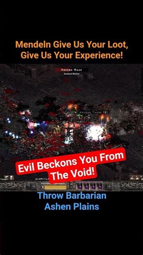 THE MENDELN JACKPOT! 📈 Big XP & Loot Explosion #projectdiablo2 #shorts