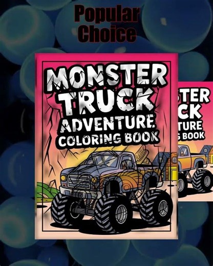 Monster Truck Adventure Coloring Pages
