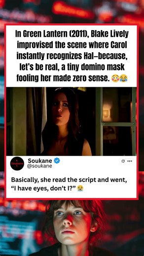 In Green Lantern 2011, Blake Lively improvised the scene where Carol instantly recognizes Hal