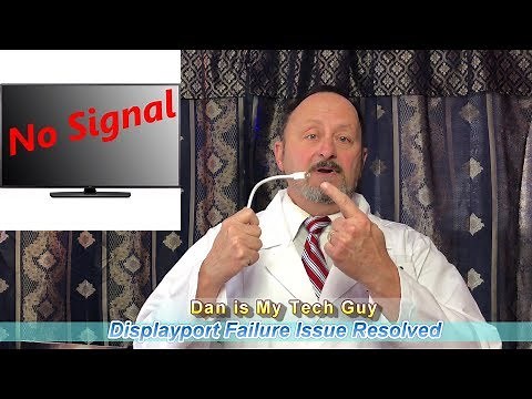 Display Port No Signal FIX in 2 minutes NO COST