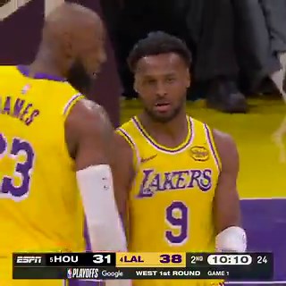 The whole LeBron & Bronny playing together in a playoff game thing felt gimmicky & forced.Sure, a father sharing the court with his son is a dream come true, I can recognize the beauty of that as a father, but Bronny played 4 minutes, threw an awful pass for a turnover, & got cooked on defense. No points. No rebounds. No assists. No positive contrition. I’m not trying to be a hater, Bronny just felt more like a Make A Wish Kid than an NBA player getting deserved minutes in a playoff game.