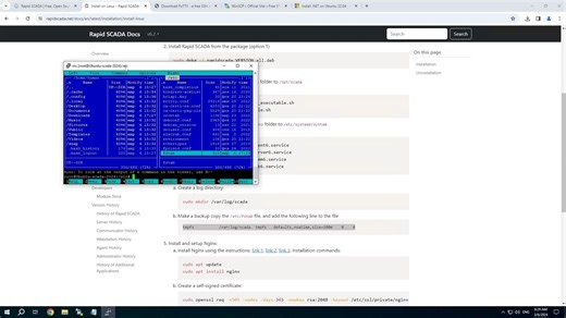Rapid SCADA 6. Lesson 15. Install on Linux在Linux上安装