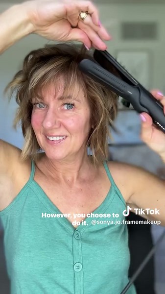 Easy Short Hair Tutorial with Curling Tips