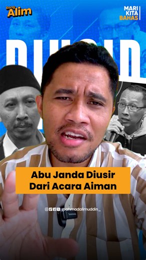 Abu Janda diusir dari acara @aimanwitjaksono . Gimana menurut kalian? #fyp #abujanda #aiman #prabowo #palestina Follow: @Mari Kita Bahas @Mari Kita Bahas NTB