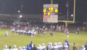 Tied score. St Fred's kicks for extra point and it’s no good | K104 Downs Law Friday Night Scoreboard Show