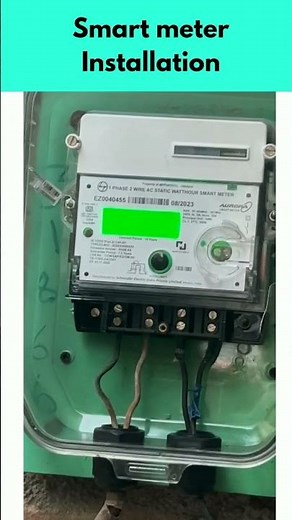 Smart meter Installation #smartmeter #meter#installation#electricsmartmeter#electrical #smartmeters