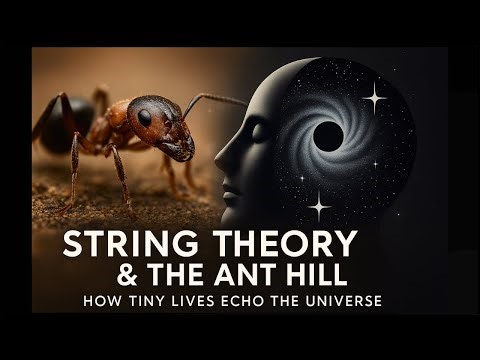 String Theory & the Ant Hill: How Tiny Lives Echo the Universe’s Design