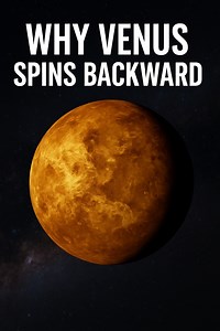 Venus spins backward — the opposite direction of almost every planet. Scientists think a colossal collision or extreme tidal forces reversed its rotation. With a day that lasts longer than a Venus year, it’s one of the strangest worlds in our solar system. #spacefacts #venus #solarsystem #astronomyshorts #scienceexplained | Hnst.fact