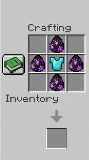 Minecraft Craft an ENDERMAN CHESTPLATE! 👁️🛡️#minecraft