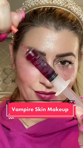 Halloween Vampire Makeup Tutorial with Fake Blood