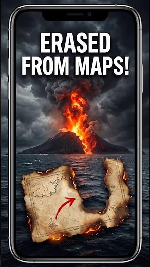 The Island That Disappeared From Maps After a Massive Disaster 🌋😱