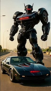 KITT TRANSFORM!!#ai #knightrider #automobile #transformers #viralshort #viralvideo