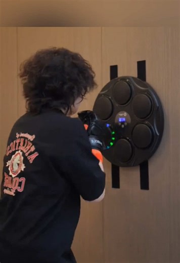 Máquina de boxeo musical para fitness en familia, súper dinámica y antistrés#fyp #boxing #Deporte #boxeo #findeañocontiktokshop