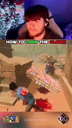 How to loop the clown! 🤡😈 @Dead by Daylight #fyp #gaming #gamingclips #dbd #deadbydaylight
