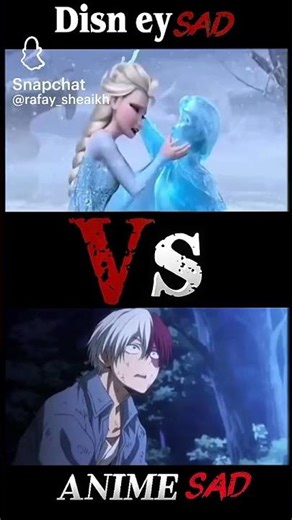 Disney vs anime😭😭😭