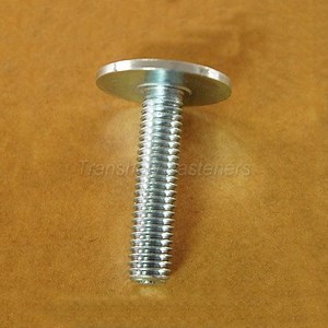 [Hot Item] High Quality White Zinc Plated M8 Carbon Steel Big Round Flat Head Bolt