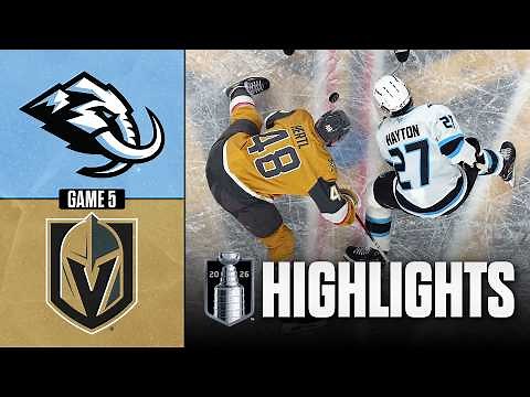 Mammoth vs. Golden Knights | NHL Playoff Highlights | Game 5 | April 29, 2026