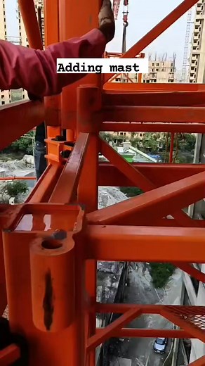 Team work tower cranes jumping and adding mast section steup up #fblifestyle #britishcolumbia #videoviralシ #fbreels #viralreelschallenge #mexico #tuesday #dreams #usa #South #construction #thailand #canada #Bangladesh #team | Construction Field Engineer