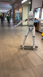 Robot Skateboarding in Mall Render Test | Simulon | NOT Real | #simulon #animation #artist #robot | Art of Solomon W. Jagwe