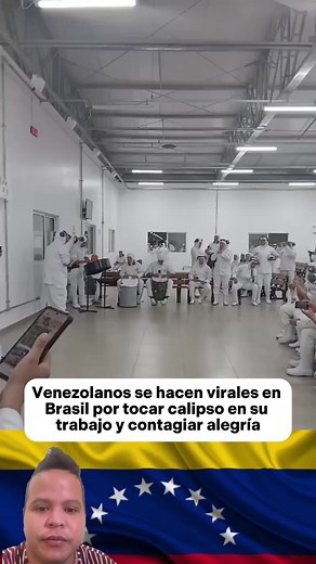 Venezolanos brilla en Brasil tocando Calipso