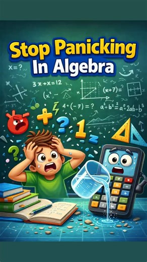 Stop Panicking In Algebra ❌