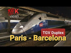 TGV Barcelona - Paris Double Decker High Speed Train 🇪🇦 🇨🇵 Spain - France Trip Report