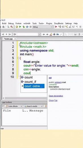 #codeblock #coding #cppprogramming #c #code #codeblocks #cprogramming #math #programming #trick