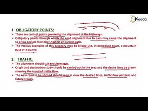 Factors Controlling Alignment - Highway Planning and Development - Transportation Engineering - I