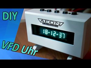 VFD Uhr selbstgebaut | HCS-12SS59T Display mit Arduino / ATmega328