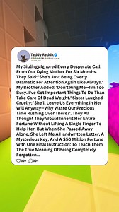 My Siblings Ignored Every Desperate Call From Our Dying Mother For Six Months. They Said: 'She's.... | Gaming Guru