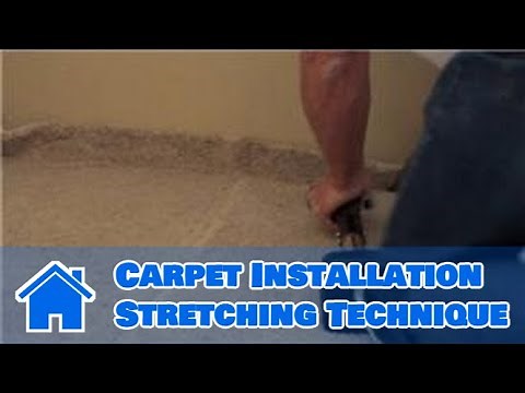 Carpet Cleaning & Installation : Carpet Installation Stretching Technique