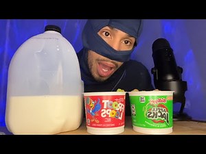 #ASMR FROOT LOOPS VS APPLE JACKS #ASMREATING
