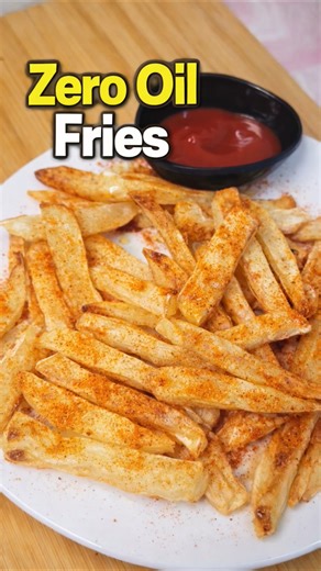 oil free franch fries #zerooilsnacks #franchfries #shorts #viralshort
