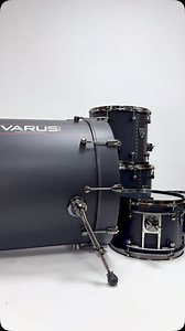 Black ultra matte Morpheus Drumset !!#drumkits | Varus Drums